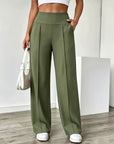 Fee | Comfortabele Wide-Leg Broek met Hoge Taille