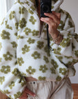 Marcia | Fleece Trui met Revers en Ritssluiting