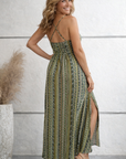 Sandra - Maxi Zomerjurk met hoge taille en prints