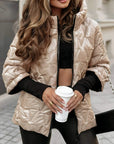 Lou | Jas met capuchon en diamanten patchwork