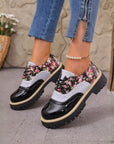 Roosmarijn | Oxford schoenen met bloemenprint