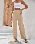 Danique - Casual Broek Met Wijde Pijpen