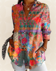 Cornelia - Blouse met kleurrijke print