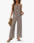 By Esmee - Premium tweedelige set met mouwloze top en broek