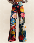 Léna - Bloemige Wijde Broeken