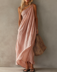 Judith | Luchtige One-Shoulder Maxi Jurk