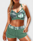 Juliana - Hoge taille bikini met ribbels