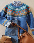 Kaylee™ | Klassieke Vintage Gebreide Trui