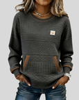 Noelle™ | Crew Neck Colorblock Sweatshirt