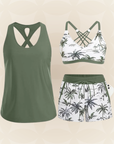 Rosalie | Badmode set Koordsluiting en Ademend Materiaal