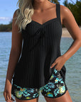 Willyke | Gestreepte Badpak met Strandshort