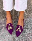 Portia™ |Boho-moccasins met franjes