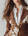 Manuela | Blazer met Vintage Dierenprint