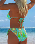 Bikini Kleurrijk Halter Druk