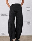 Grietje | Comfortabele Barrel Broek met Hoge Taille