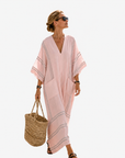 Lange Caftan - Roze
