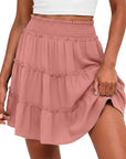 Liz - Rokje met ingebouwde shorts en elastische taille
