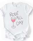 Rose All Day - Bella Canvas Super Zachte Standaard Fit T-shirt