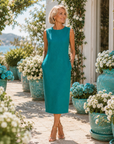 Marjolein | Midi-jurk met zakken