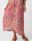 Tilda | Abstracte Print Relaxed Pocket Midi Dress