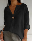 Luny - Casual V-Hals Blouse