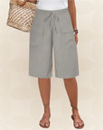 Clota | Korte broek met elastische tailleband - 1+1 GRATIS