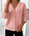 Aileen | Vintage kabelgebreide buttoncardigan
