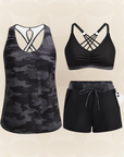 Rosalie | Badmode set Koordsluiting en Ademend Materiaal