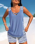 Márcia - Tankini met geometrische print