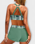 Juliana - Hoge taille bikini met ribbels