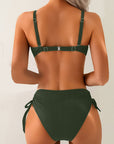 Rugloze Twee-delige Bikini Voor Het Strand