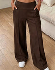 Fee | Comfortabele Wide-Leg Broek met Hoge Taille