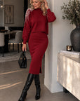 Wendela | Elegante gebreide rokset met franjes
