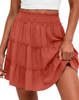 Liz - Rokje met ingebouwde shorts en elastische taille