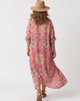 Tilda | Abstracte Print Relaxed Pocket Midi Dress