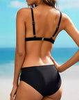 Split-Bikini met kleurverloop
