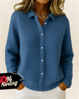 Amber – Dé gebreide cardigan met knoopsluiting