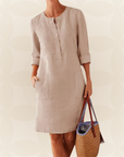 Bianca | Comfortabele Jurk met Lange mouwen