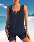 Márcia - Tankini met geometrische print
