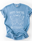 Anti-Social Butterfly - Comfort Colors Relaxed Fit Premium T-Shirt
