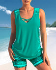 Márcia - Tankini met geometrische print