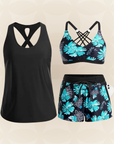 Rosalie | Badmode set Koordsluiting en Ademend Materiaal