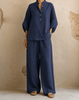 Malin | Tweedelige Set met Wijde broek
