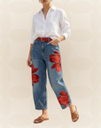 Emma | Elegante Loose fit spijkerbroek