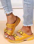 Julia | Orthopedische sandalen voor hielspoor, brede voeten & artrose