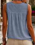 Marjet | Kanten Tanktop met V-hals