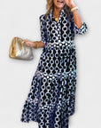JULIANA | MIDI-JURK MET KETTINGPATROON