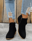 Wendy | Comfortabele Enkellaarsjes met Rits