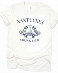 Nantucket Zeilclub - Bella Canvas Super Zachte Standaard Pasvorm T-Shirt