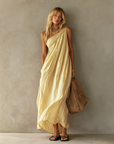 Judith | Luchtige One-Shoulder Maxi Jurk